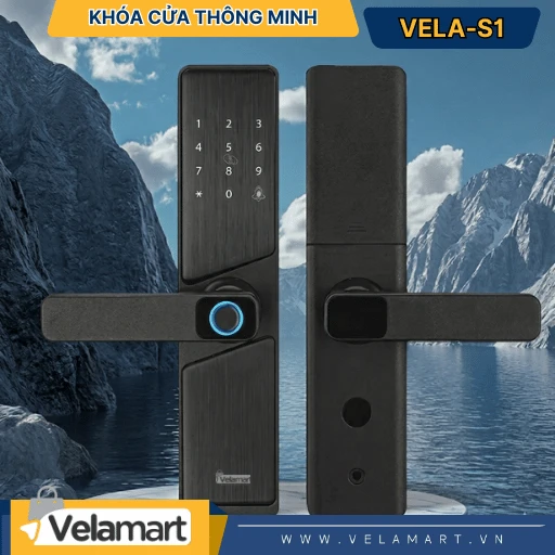Khóa Cửa Thông Minh Vela-S1 Velart – Vân Tay Siêu Nhạy, Mở Cửa Trong 0.5s, Giải Pháp An Ninh Tối Ưu Cho Mọi Gia Đình