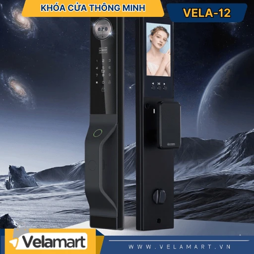 Khóa Cửa Thông Minh Vela-12 – Đỉnh Cao Bảo Mật, Thiết Kế Sang Trọng Cho Ngôi Nhà Hiện Đại